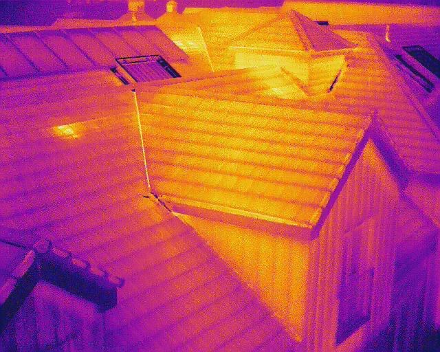 Thermal Imaging Roof Survey Image Sale